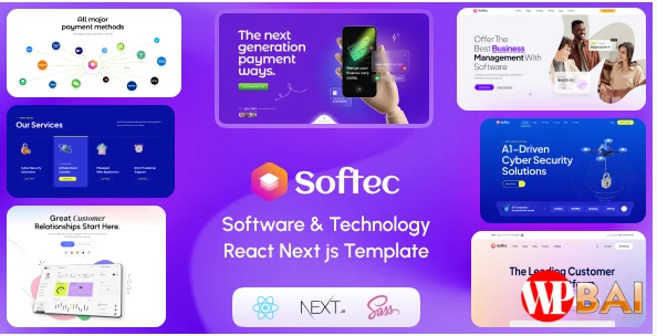 Softec – Software & Technology React Next js Template