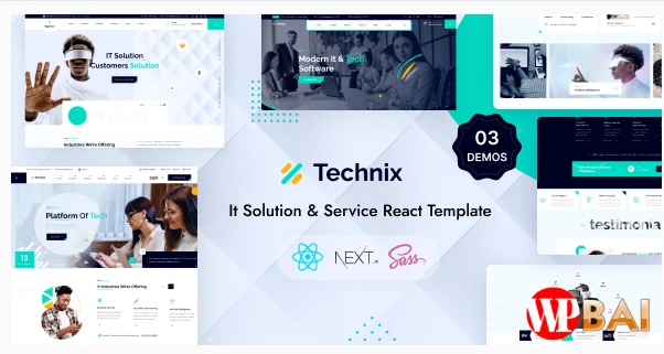 Technix – Technology & IT Solutions React Next js Template