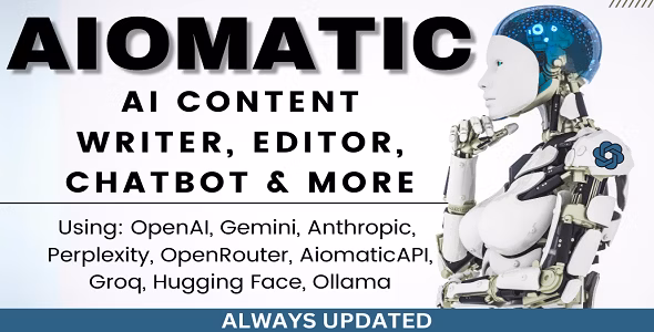 Aiomatic – Automatic AI Content Writer
